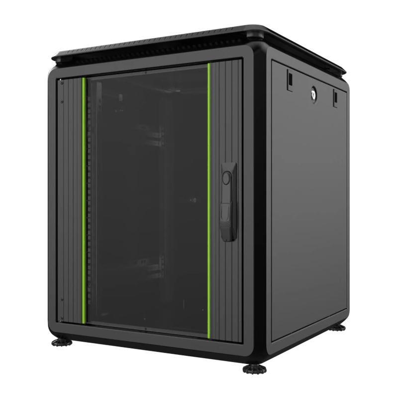 LOGON RDL12U66BL rack 12U Rack indipendenti Nero (19'' 12U Rack Cabinet 600 x - 600 x 719mm Data Line - Black - Warranty: 60M)