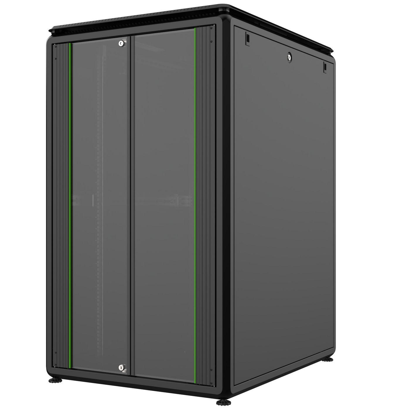 LOGON RDL26U81BL rack 26U Rack indipendenti Nero (19" 26U Rack Cabinet 800 x - 1000 x 1342mm Data Line - - Black - Warranty 60M)