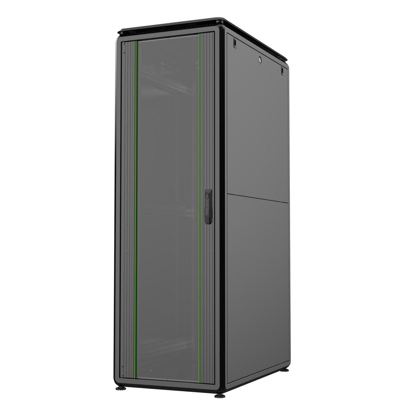 LOGON RDL36U61BL rack 36U Rack indipendenti Nero (19" 36U Rack Cabinet 600 x - 1000 x 1786mm Data Line - - Black - Warranty 60M)