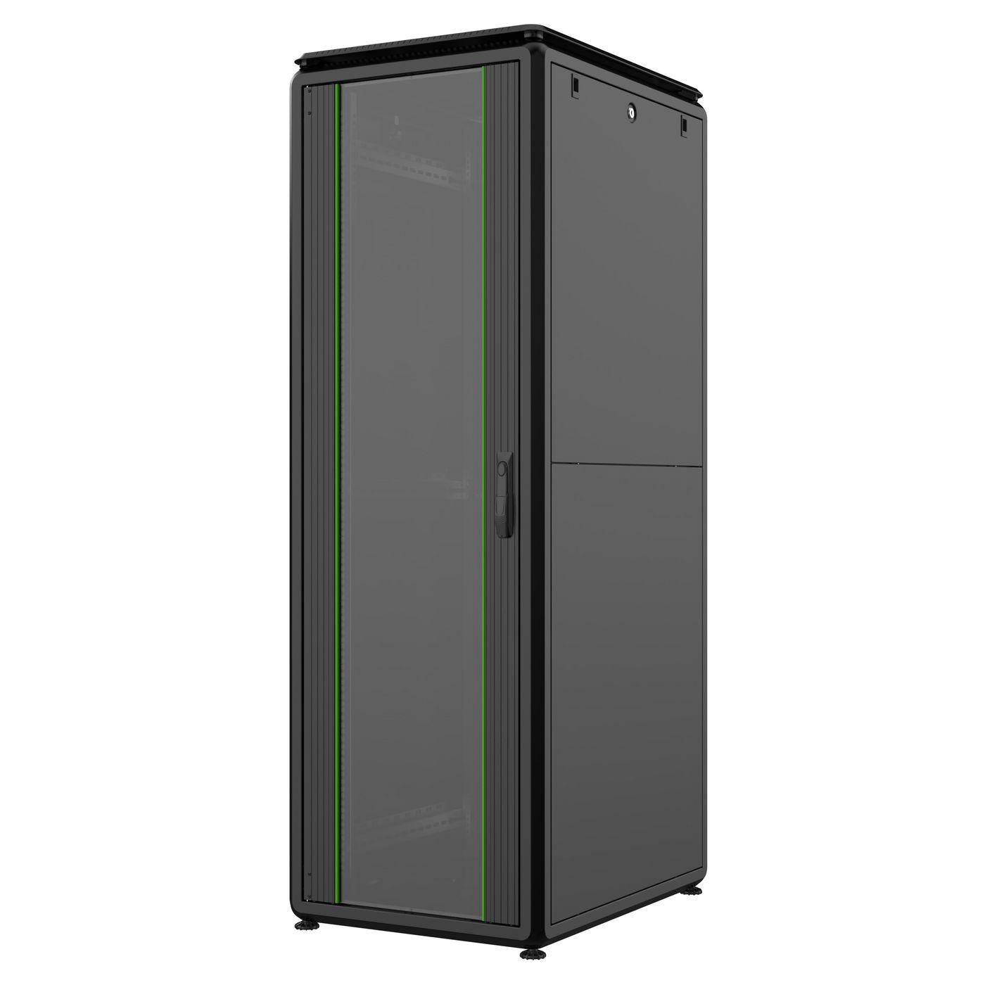 LOGON RDL36U68BL rack 36U Rack indipendenti Nero (19" 36U Rack Cabinet 600 x - 800 x 1786mm Data Line - - Black - Warranty 60M)