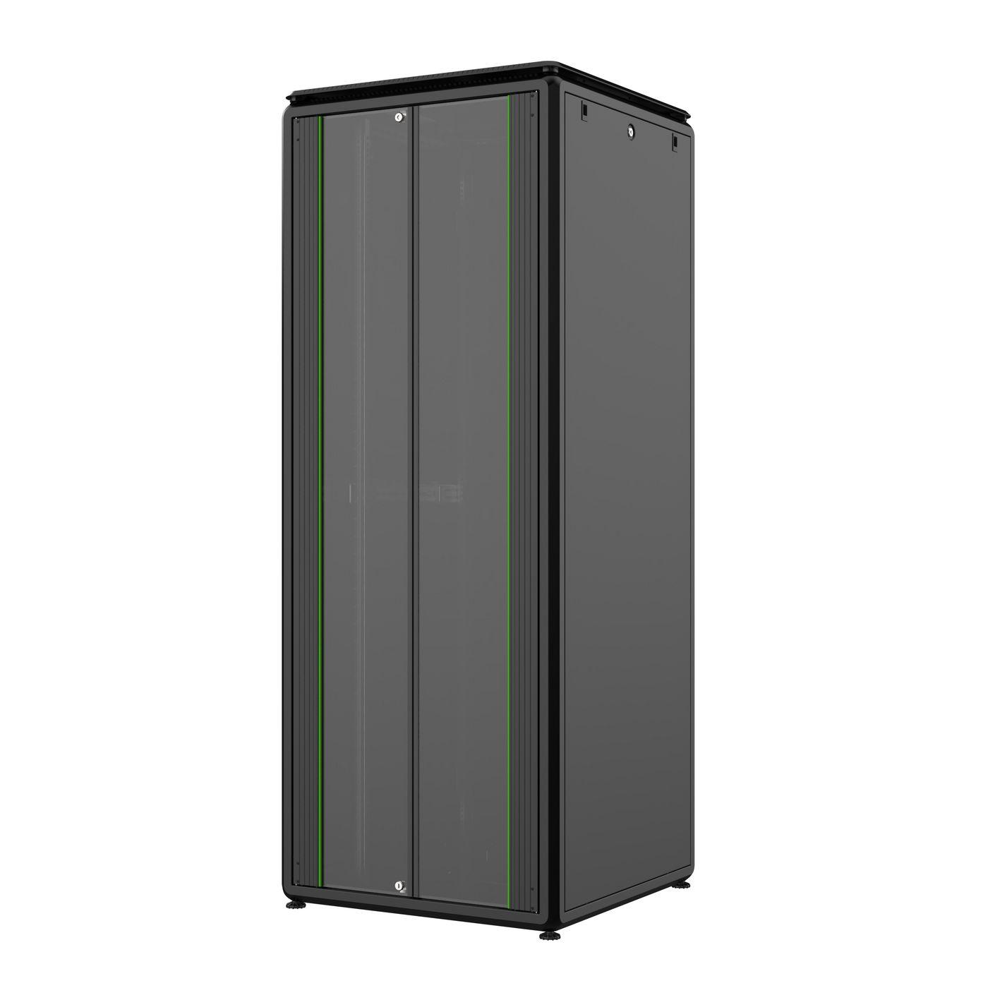 LOGON RDL42U88BL rack 42U Rack indipendenti Nero (19" 42U Rack Cabinet 800 x - 800 x 2053mm Data Line - - Black - Warranty 60M)