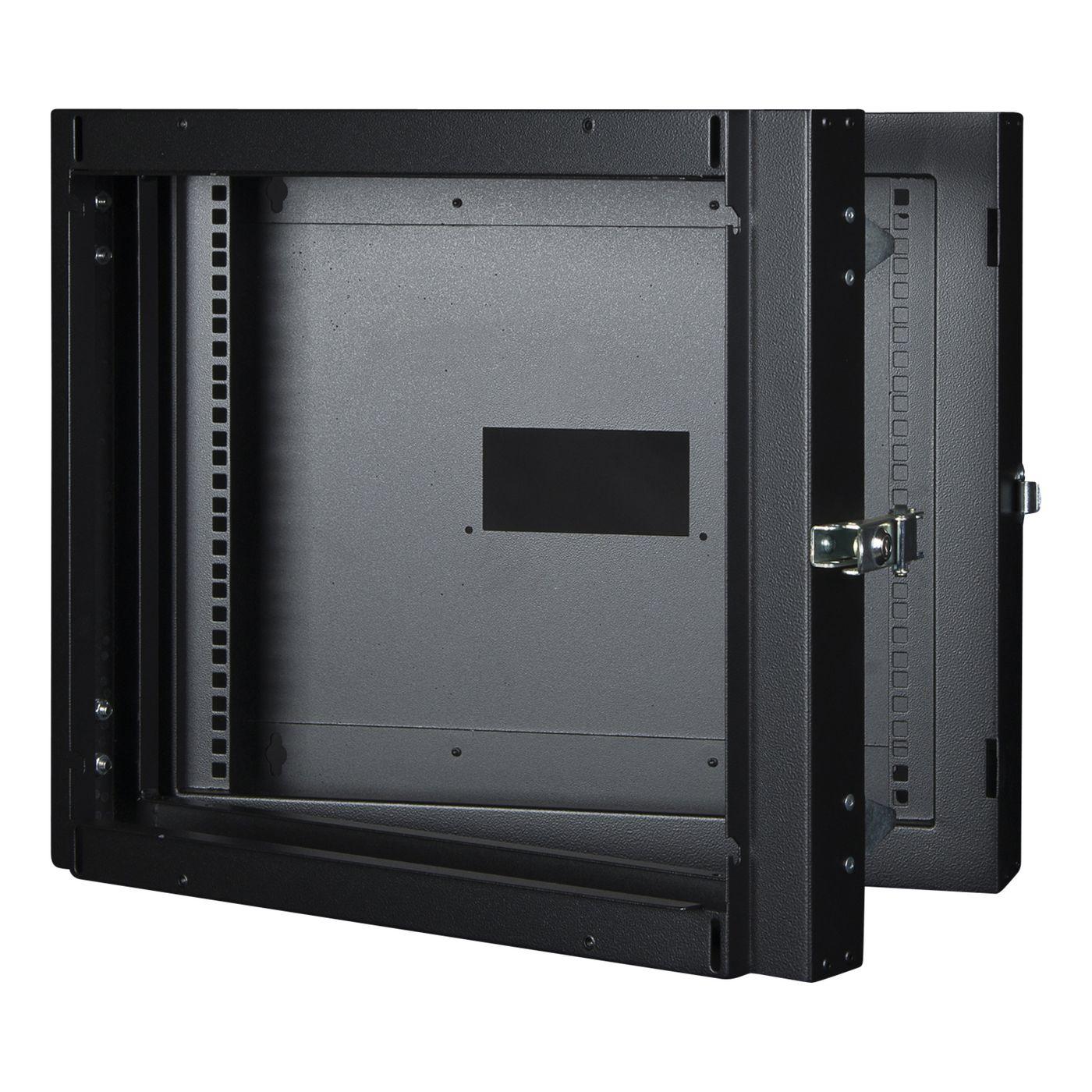 LOGON RWMD09UBL rack 9U Da parete Nero (19 9U Rack Cabinet Double - Section 600 x 150 x 498mm - - Black - Warranty 60M)