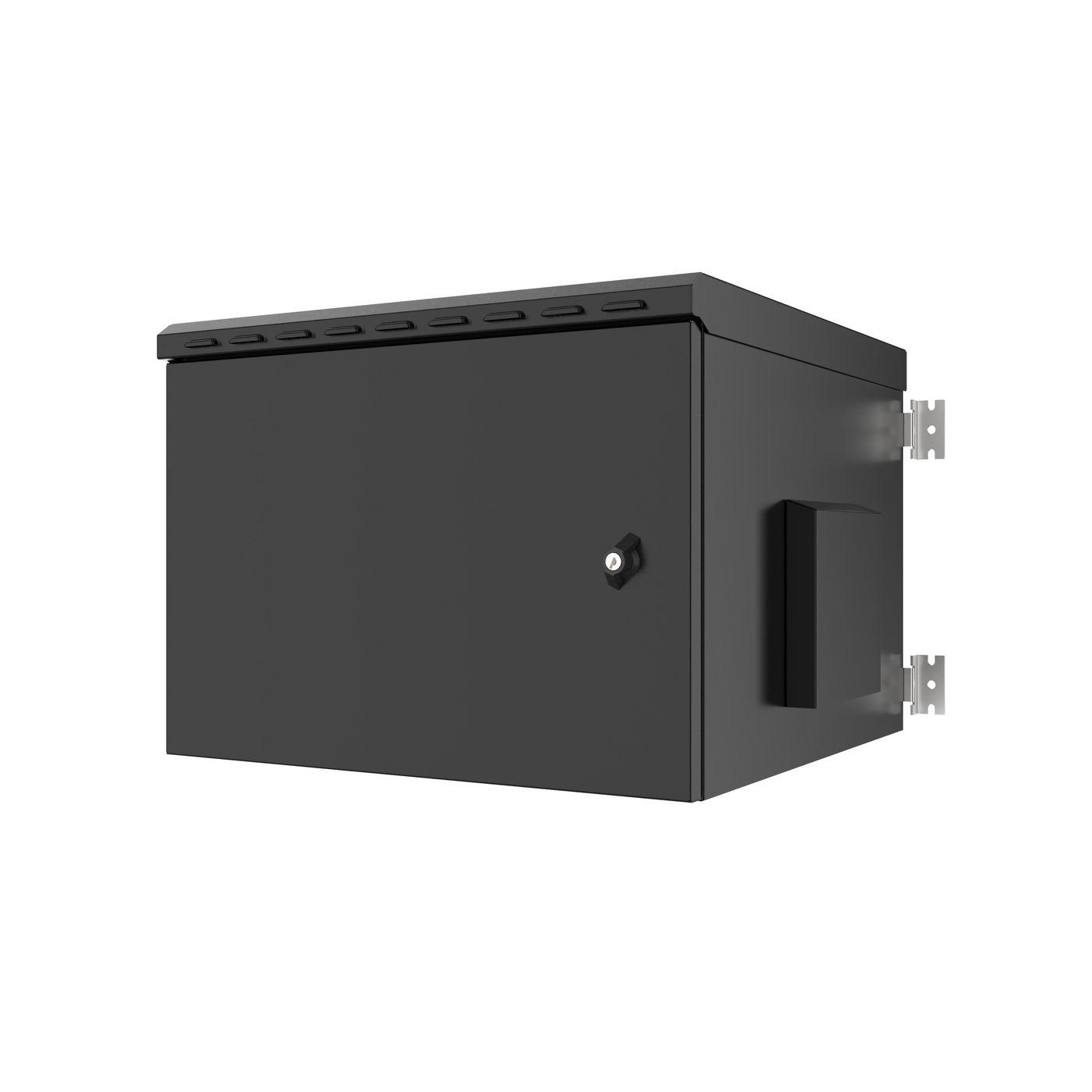 LOGON RWMIP55W07U60B rack 7U Da parete Nero (19 7U IP55 Wall mount - Cabinet 600 x 600 x 410mm - - Black - Warranty 60M)