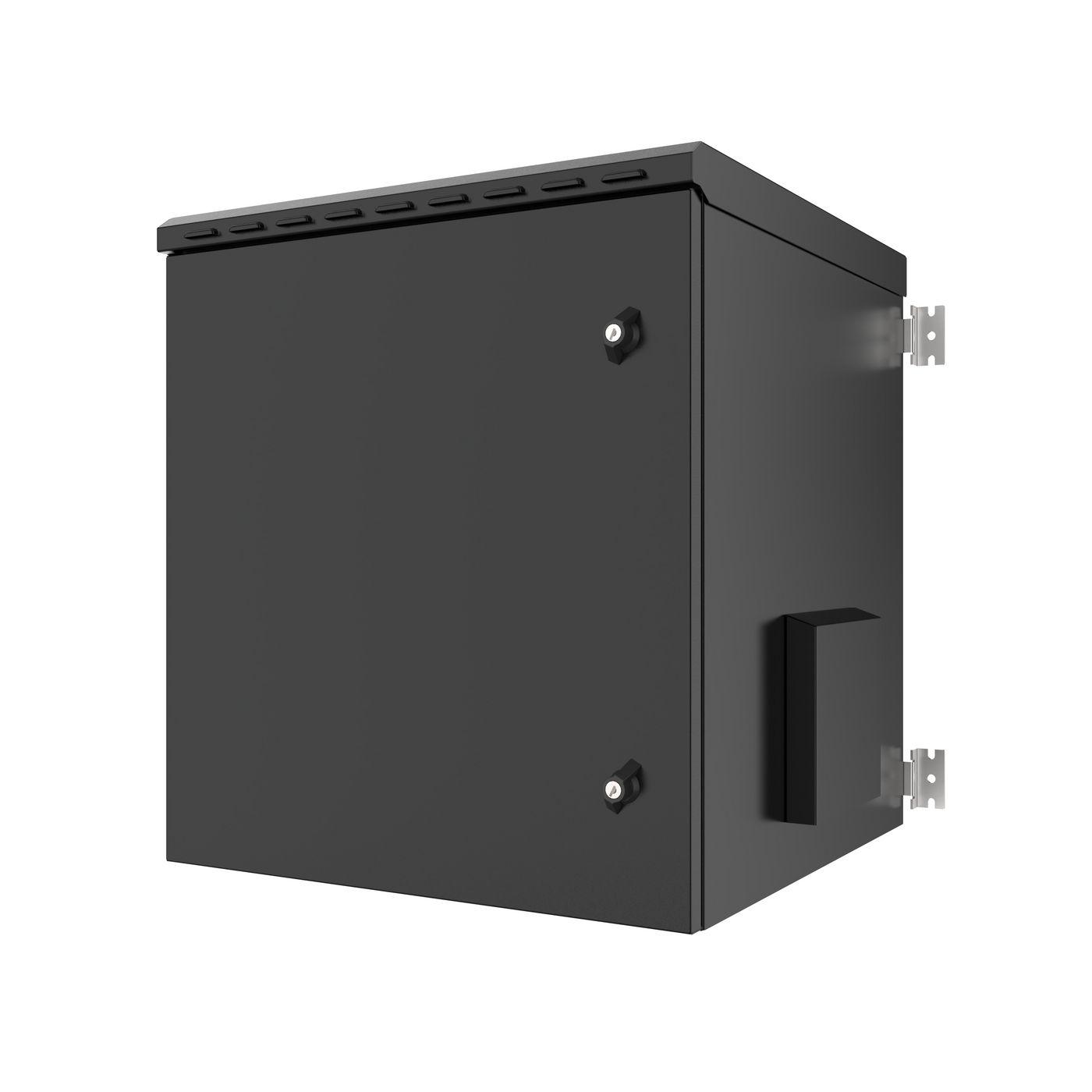 LOGON RWMIP55W12U60B rack 55U Da parete Nero (19 12U IP55 Wall mount - Cabinet 600 x 600 x 630mm - - Black - Warranty: 60M)