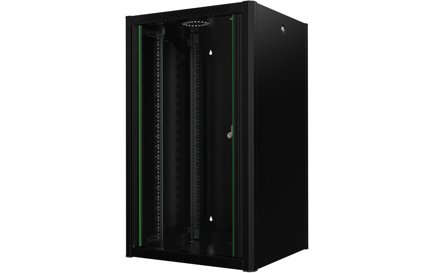 LOGON RWP20U56BL rack 20U Da parete Nero (19" 20U Rack Wall Mount Pro - 600 x 560 x 1000mm - Black - Warranty 60M)