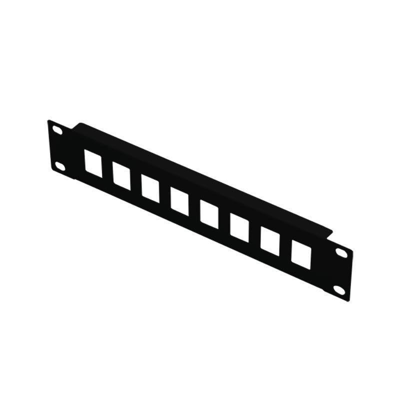 LOGON LKS675BL pezzo di pannello 1U (1U 10 PATCH PANEL FOR - KEYSTONE - 8-PORT UNEQUIPPED - BL - Warranty: 60M)