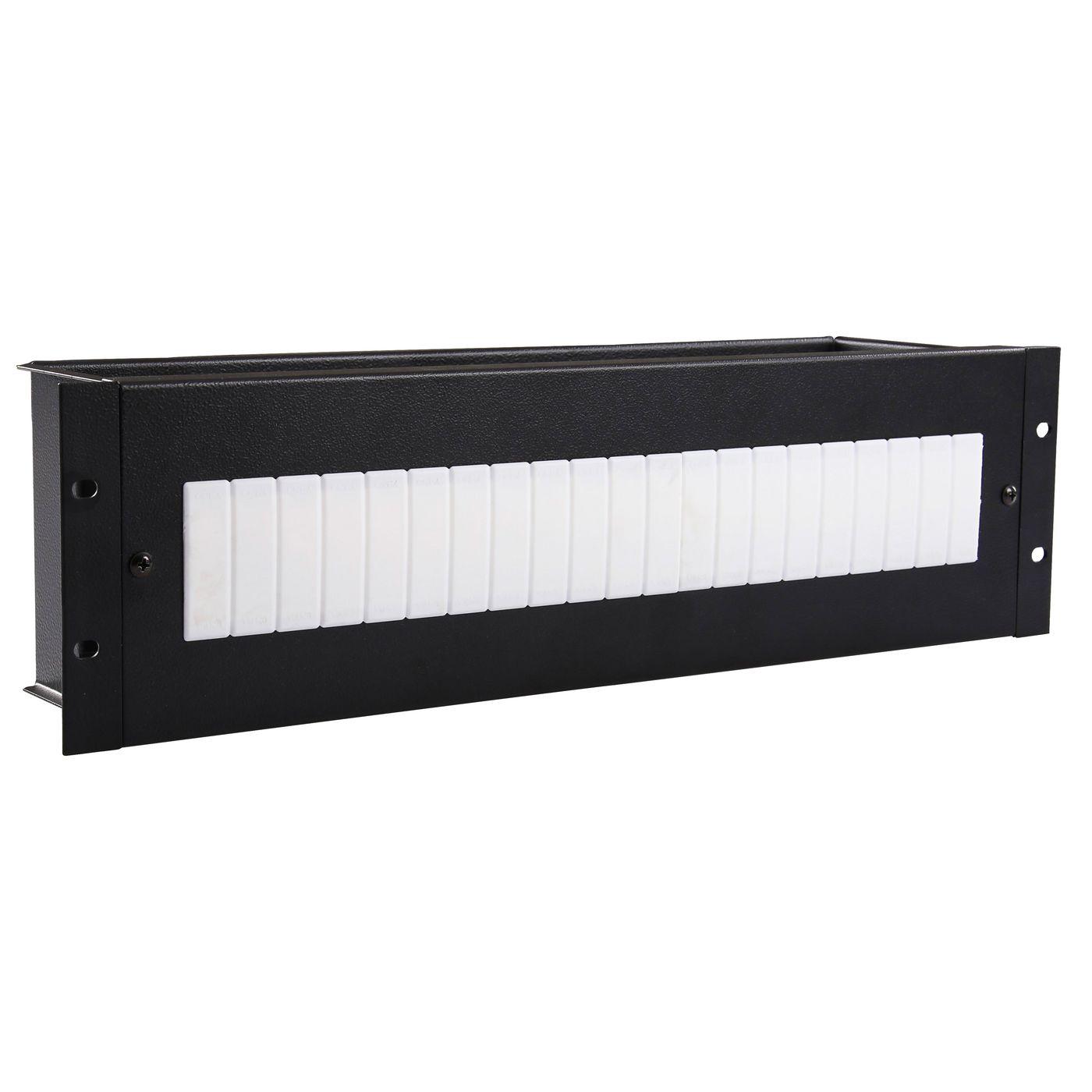 LOGON RAX630BL porta accessori (3U 19 ELECTRICAL/DIN RAIL - MODULE - BLACK - Warranty 60M)