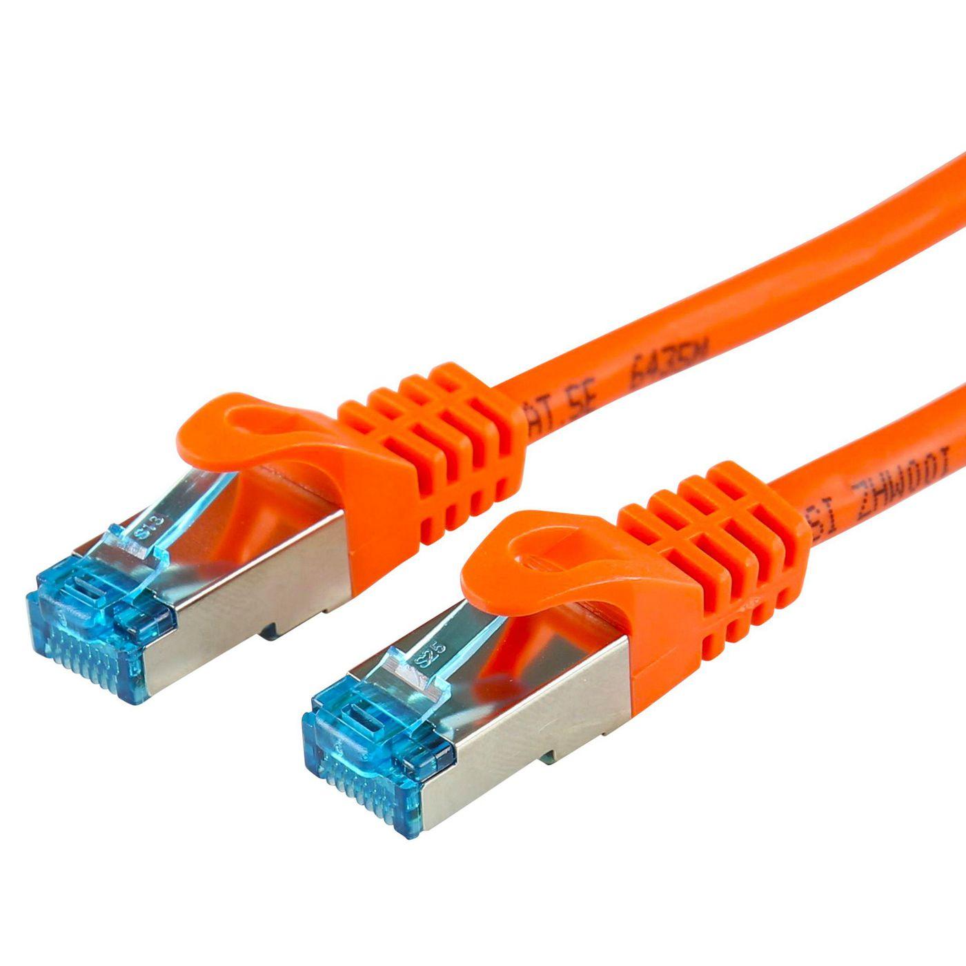 PATCH CABLE SF/UTP 1M - CAT5E - - ORANGE - Warranty 24M