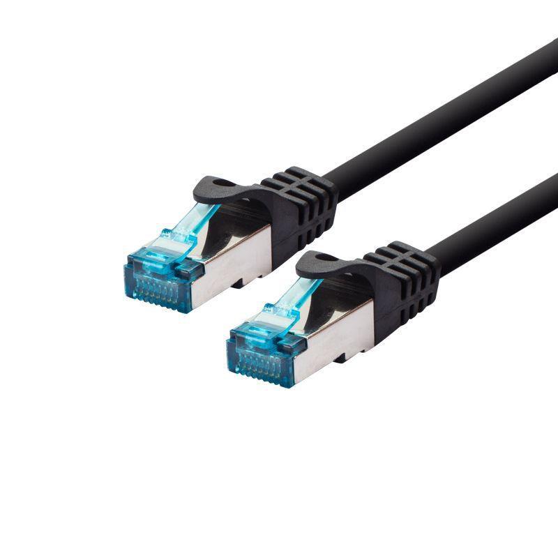 PATCH CABLE SF/UTP 25M - - CAT5E - BLACK - Warranty 24M