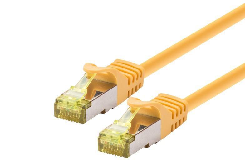 PATCH CABLE SFTP/AWG26/LSOH - 20M - CAT6A 500Mhz - YELLOW - Warranty 24M