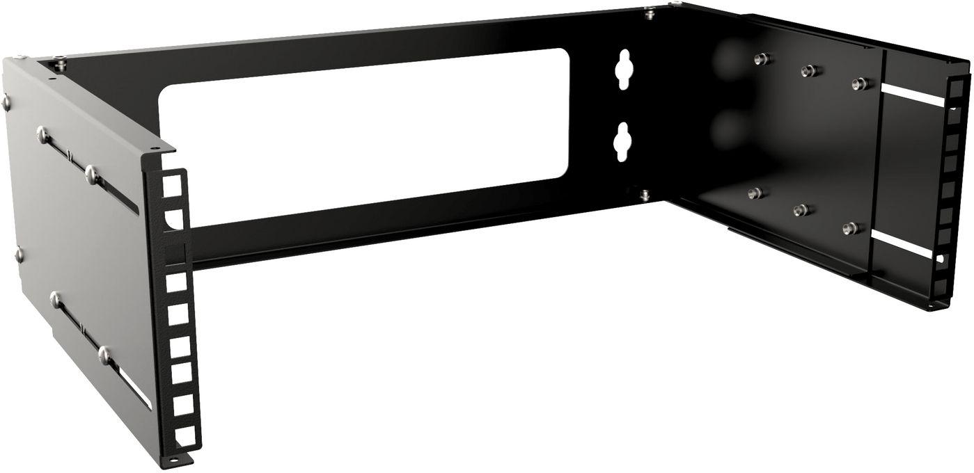 LOGON PROFESSIONAL RAR235BL porta accessori Staffa di supporto (19 3U Adjustable Depth Open - Frame Rack Wall Mount - Black - W