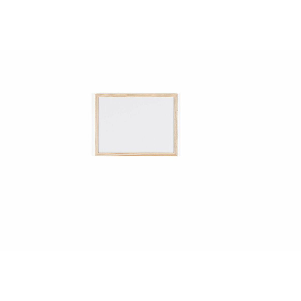 Bi-Office MP01001010 lavagna Smaltato (Bi-Office Non Magnetic Melamine Whiteboard Pine Wood Frame 400x300mm - MP01001010)