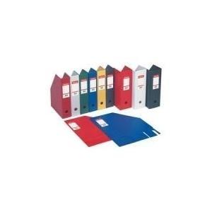 Cartella portadocumenti standard Esselte A4 cartone nero (L) 100 mm saldato con pellicola in PVC pieghevole con tasca espositiv