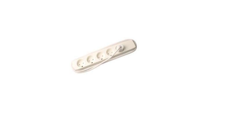 Socket EDB a 5 vie 10m bianco