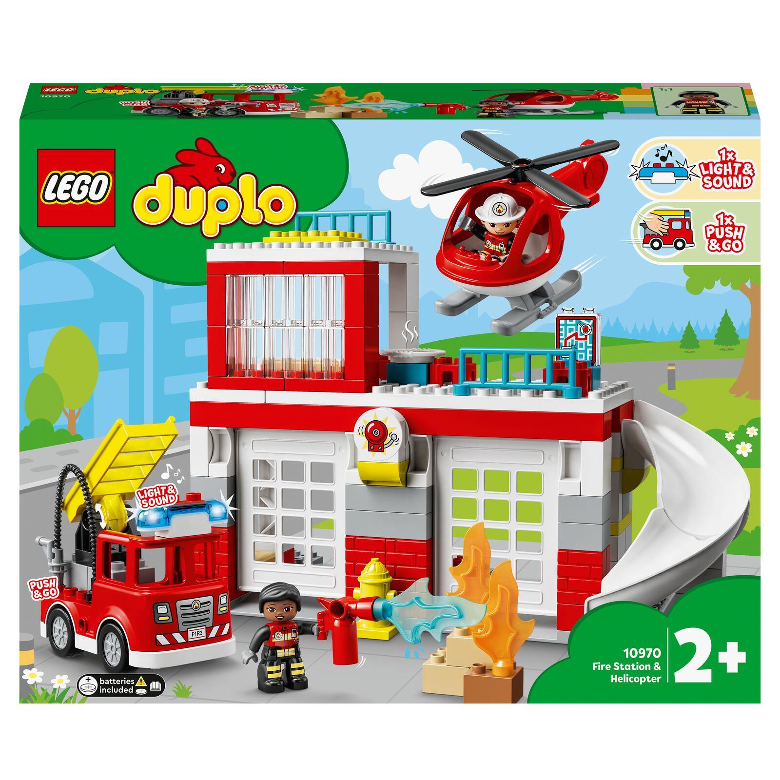 LEGO DUPLO Feuerwehrwache mit Hubschrauber 10970