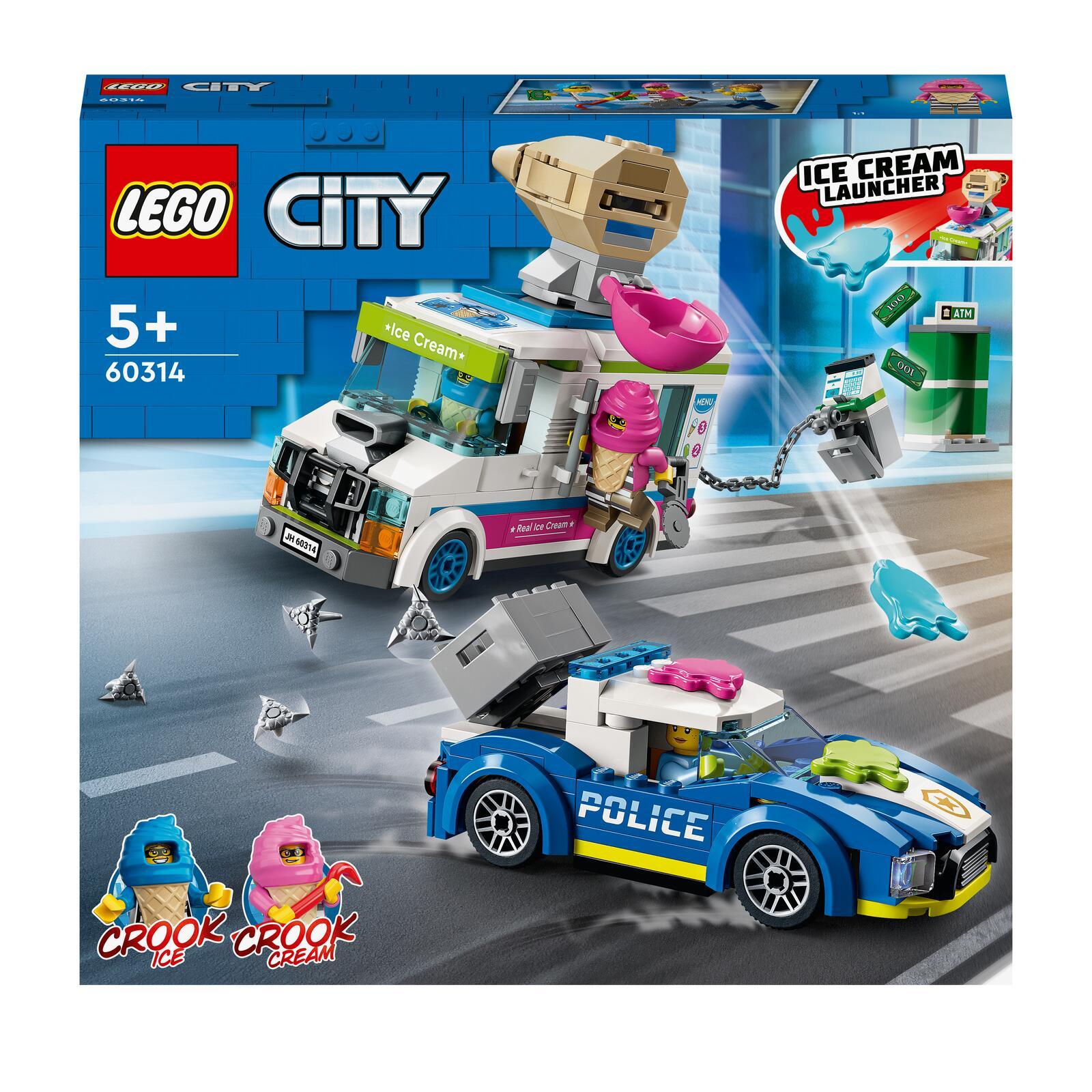LEGO CITY - Hunt del monitoraggio del vagone per gelati (60314)