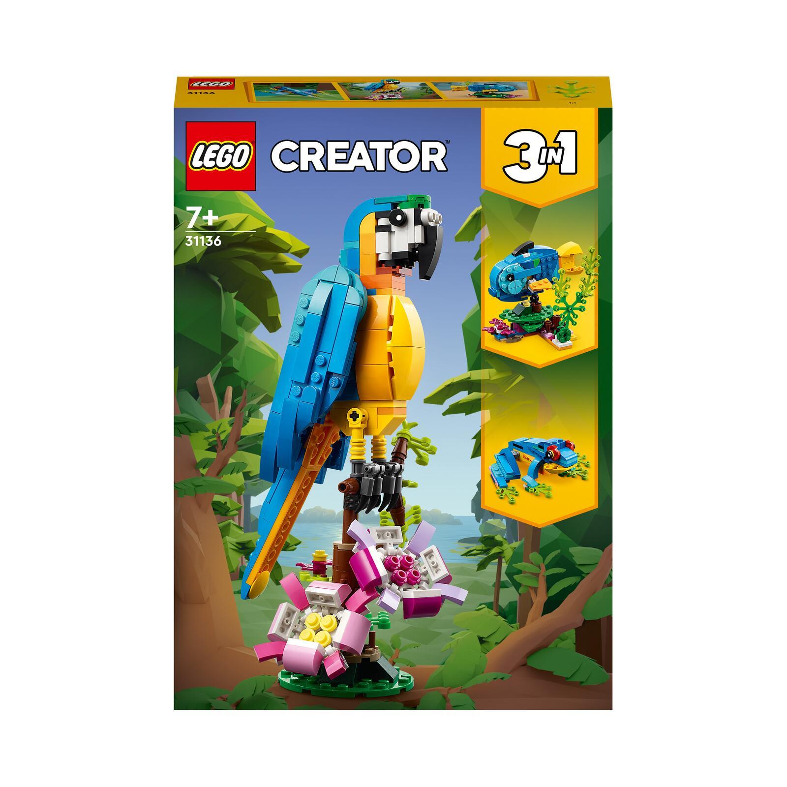 LEGO Creator - Pappagallo esotico (31136)