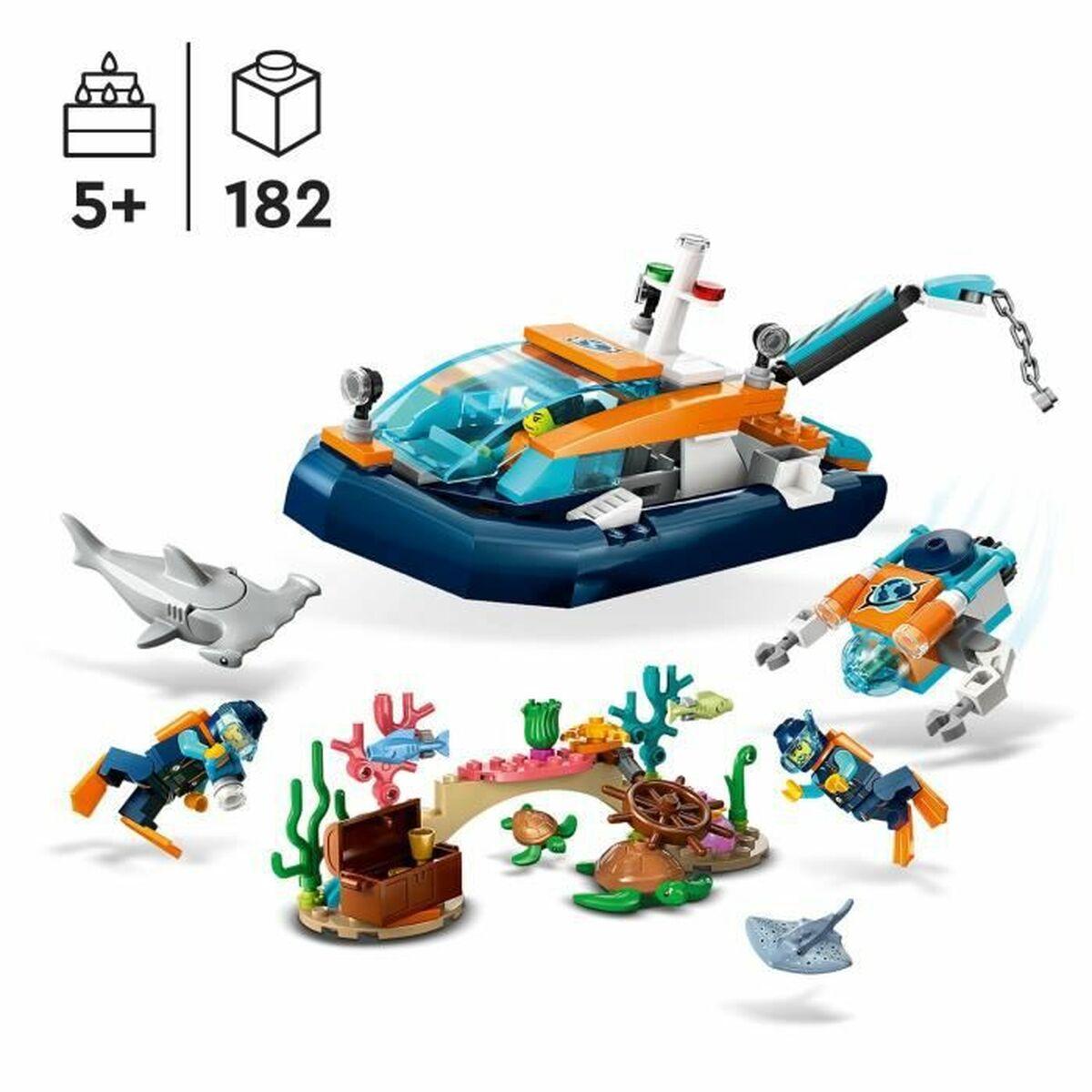 LEGO City - Barca per l'esplorazione dell'oceano (60377)