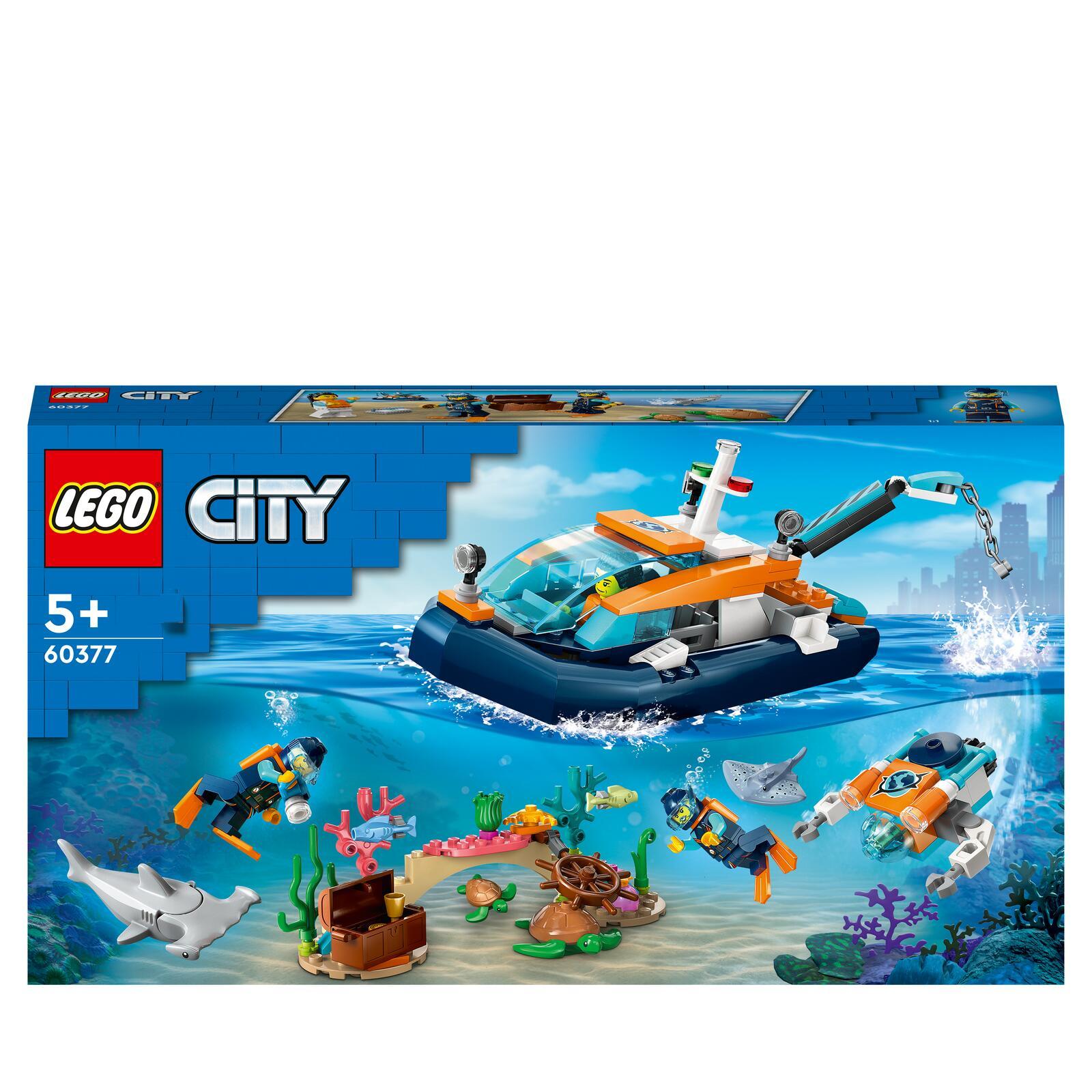 LEGO City - Barca per l'esplorazione dell'oceano (60377)