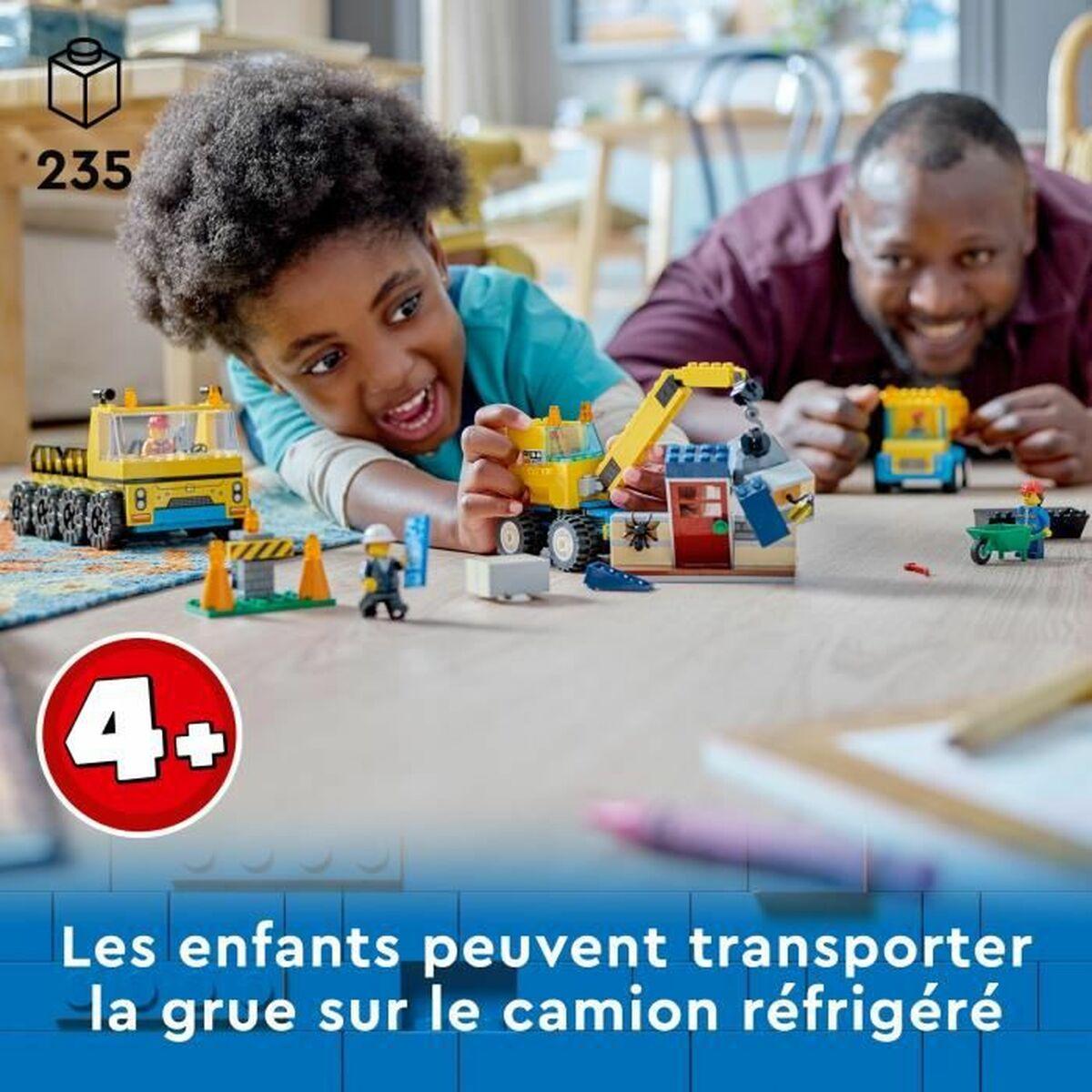 Veicoli da costruzione LEGO City e gru con palla da demolizione - 60391