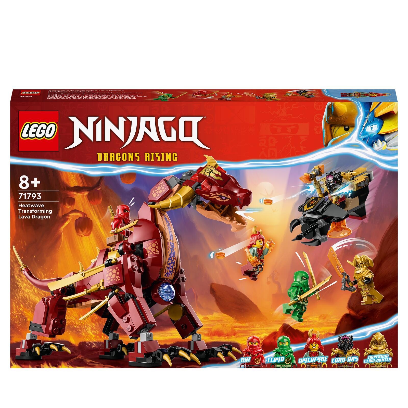 LEGO Ninjago Drago di lava di Wyldfire (71793)