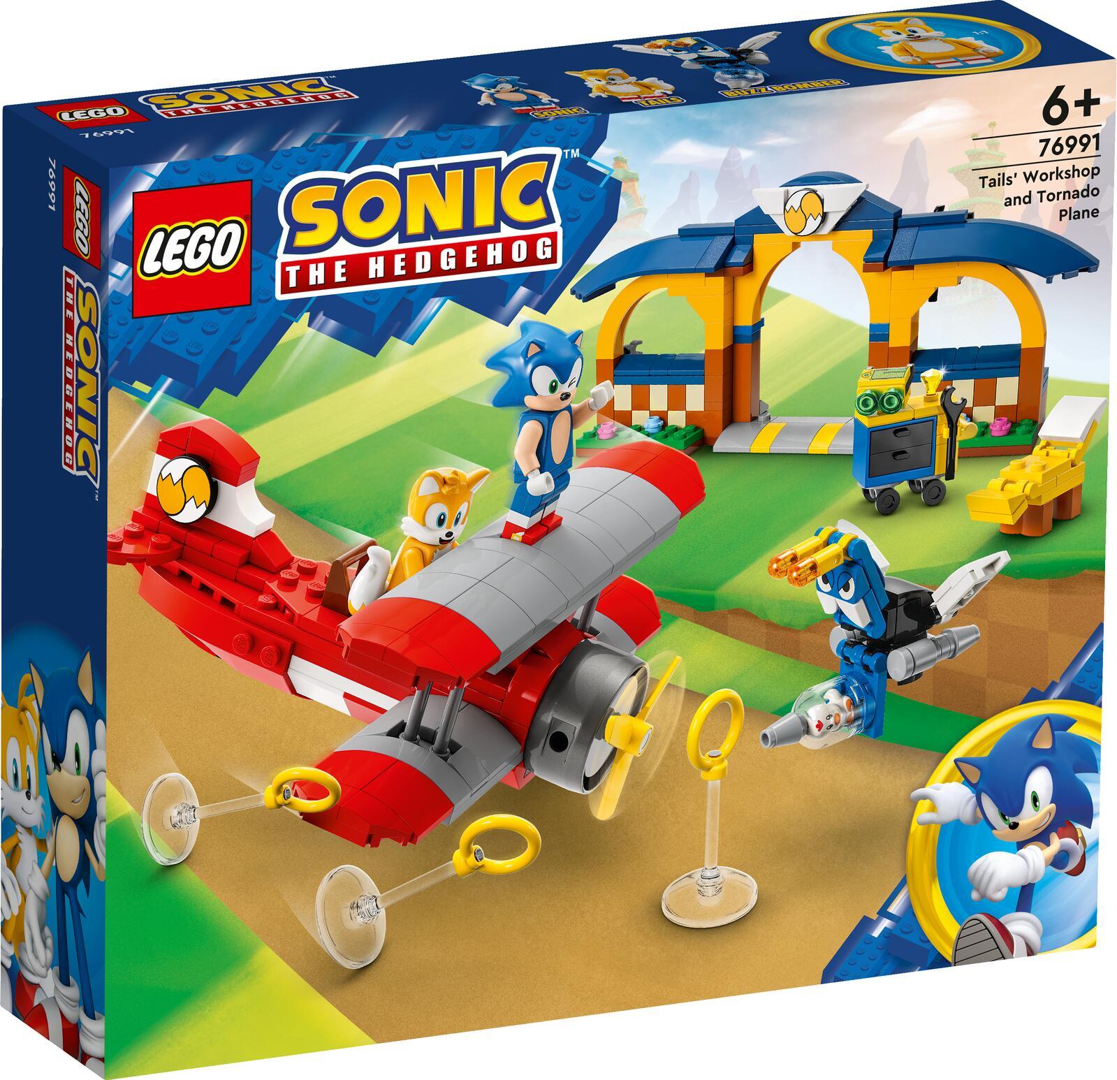 Aereo Tornado LEGO Sonic 76991 Tails con officina