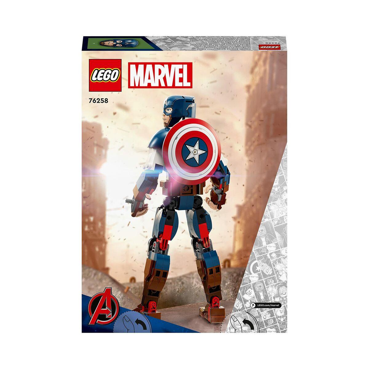 Figura da costruzione LEGO Super Hero Marvel Capitan America - 76258