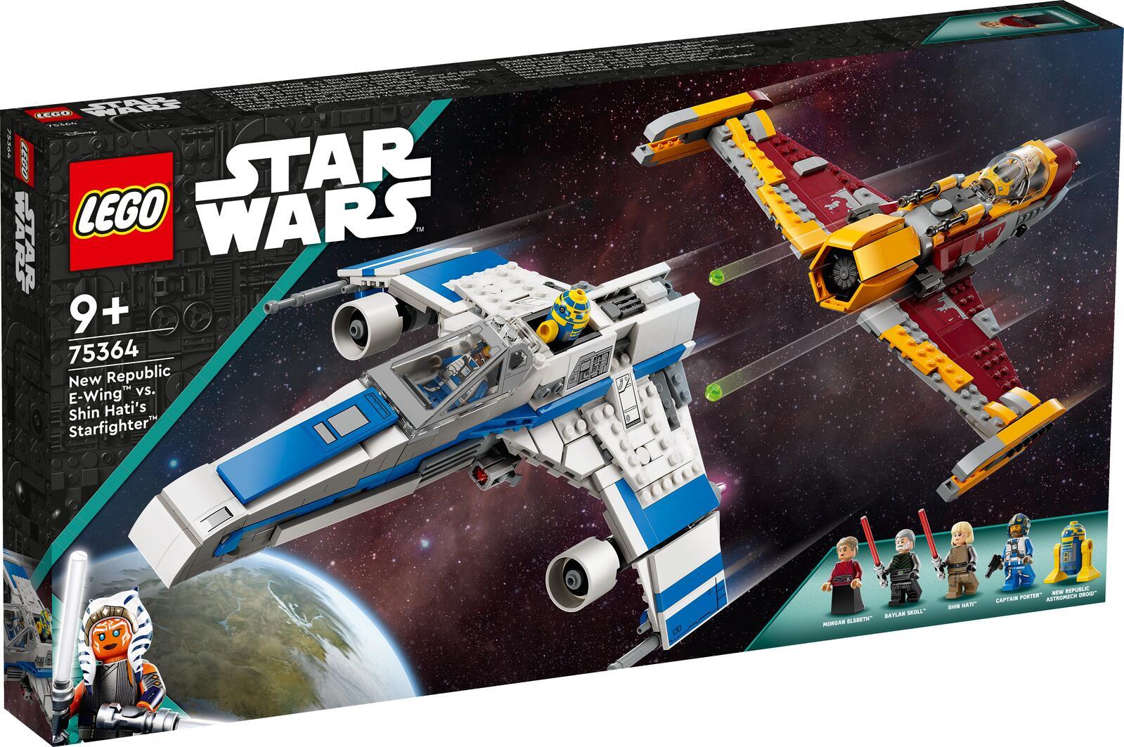 LEGO Star Wars New Republic E-Wing EWing contro Shin Hatis Starfighter (75364)