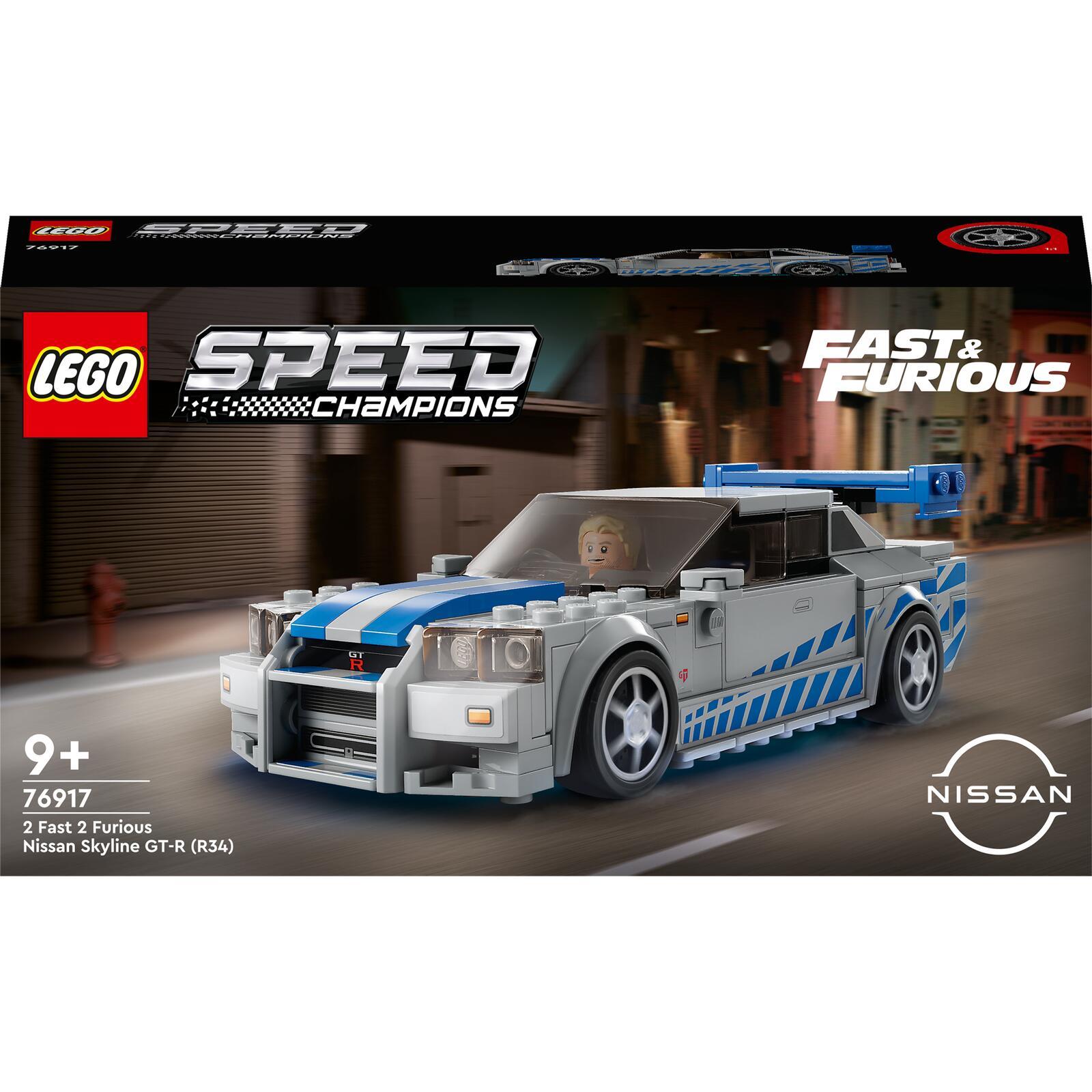 LEGO Speed Champions 2 Quasi 2 furiosi - Nissan Skyline GT -r (R34) 76917