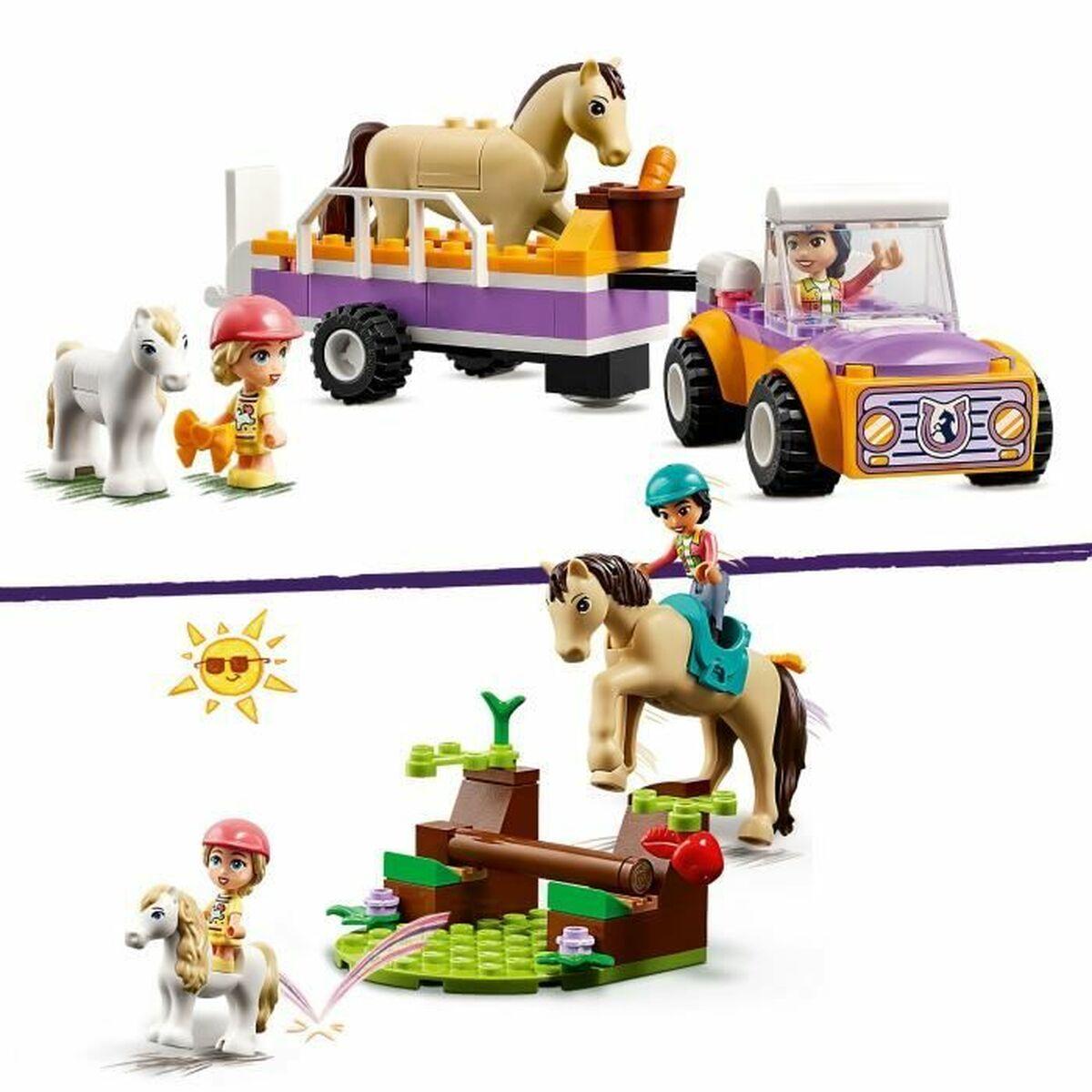 Rimorchio con cavallo e pony