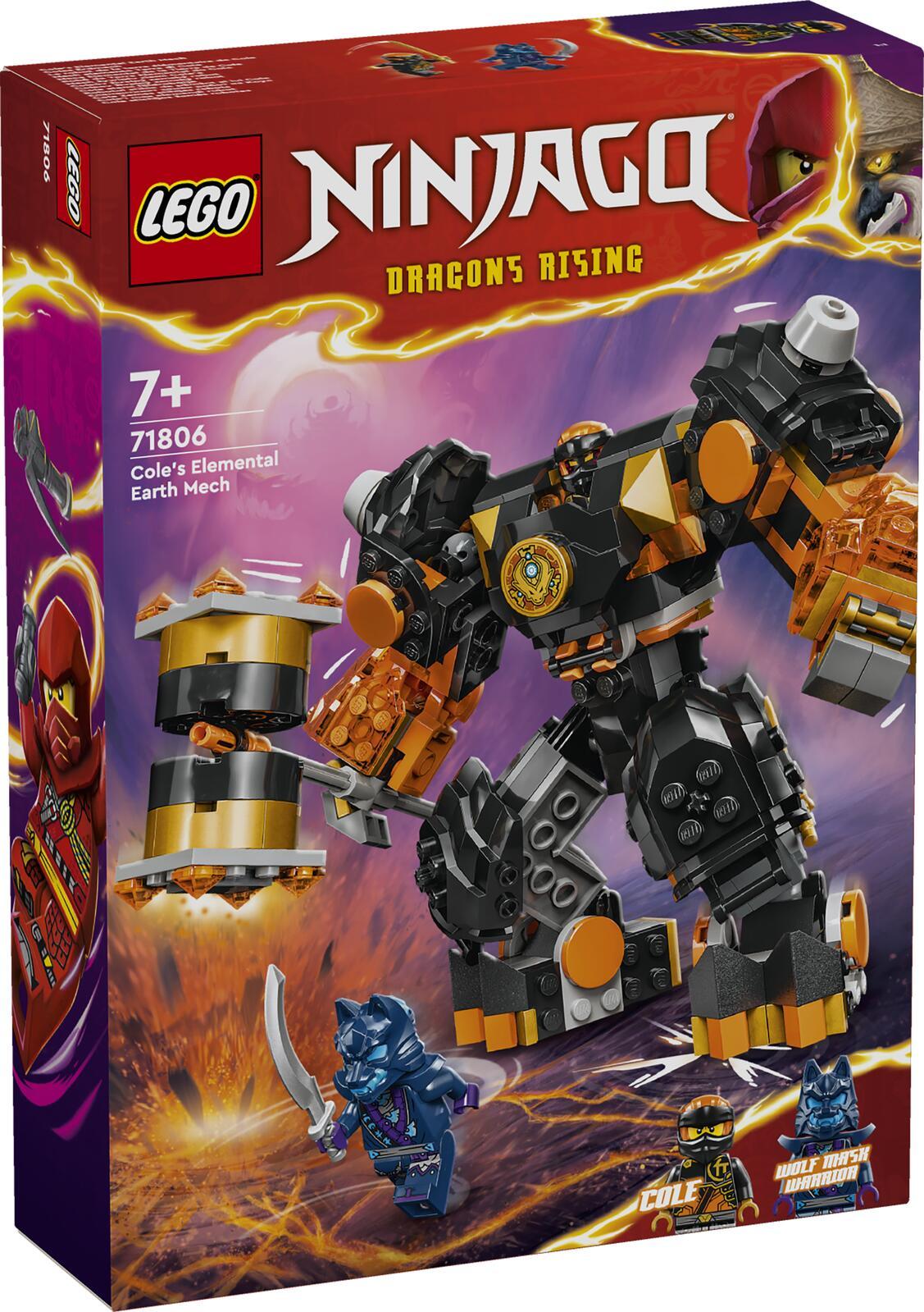 LEGO NINJAGO 71806 Il Mech terrestre di Cole