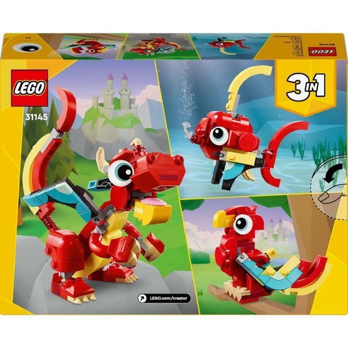 LEGO Creator 31145 Drago Rosso