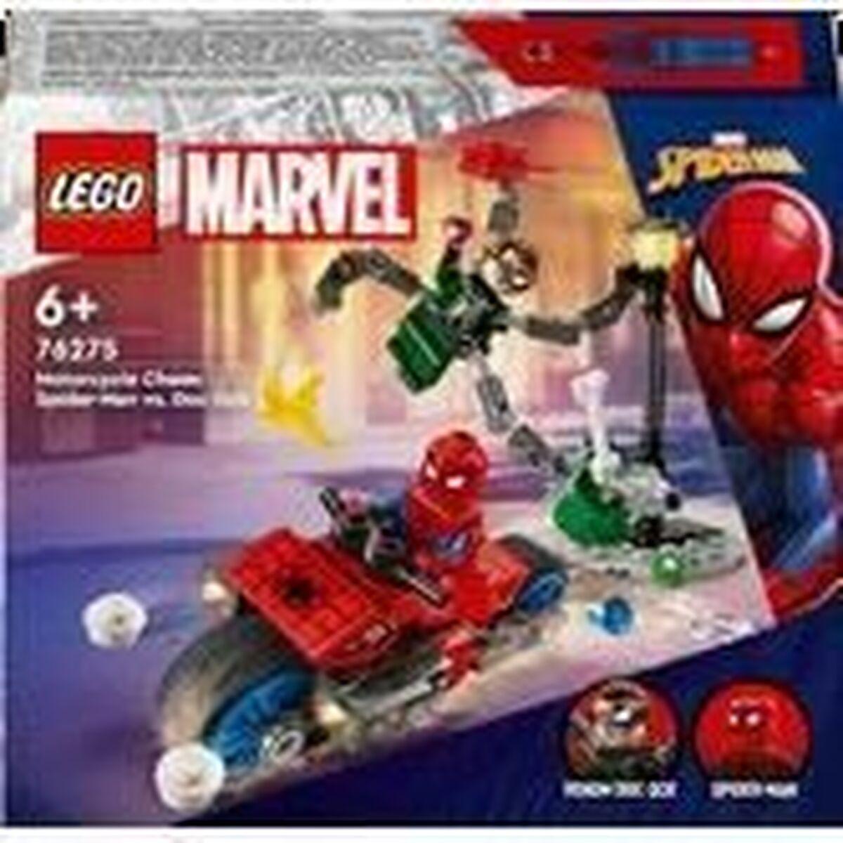 LEGO Marvel Super Heroes 76275 Inseguimento in moto Spider-Man contro Doc Ock