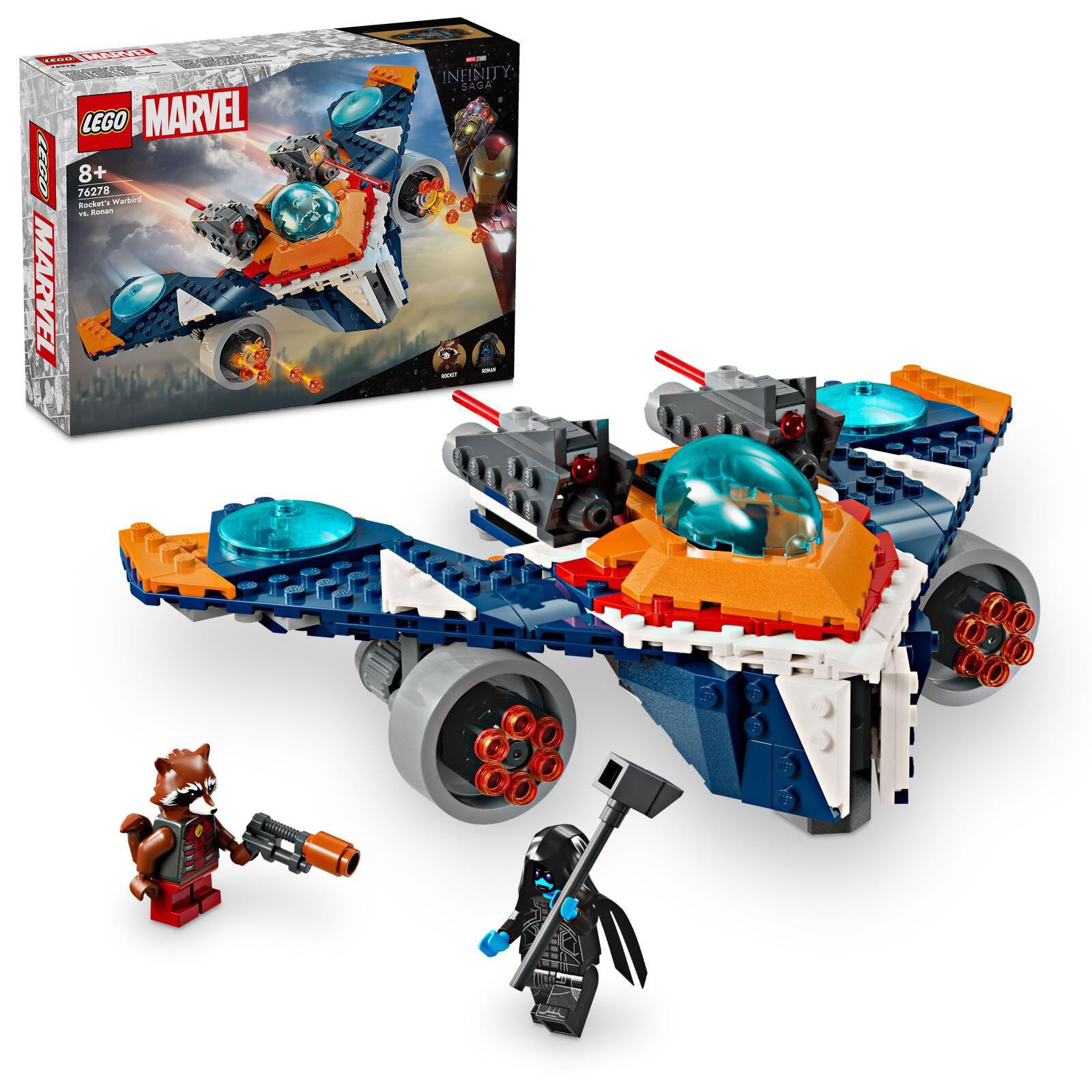 LEGO Marvel Super Heroes 76278 Astronave Rockets contro Ronan