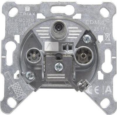 TRIAX EDM 1 presa tripla singola presa F 306270 (306270)