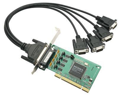 Moxa POS-104UL-DB9M scheda di interfaccia e adattatore Interno Seriale (PCI KORT, 4 PORT RS-232, [5/12 - POS-104UL-DB9, PCI/PCI