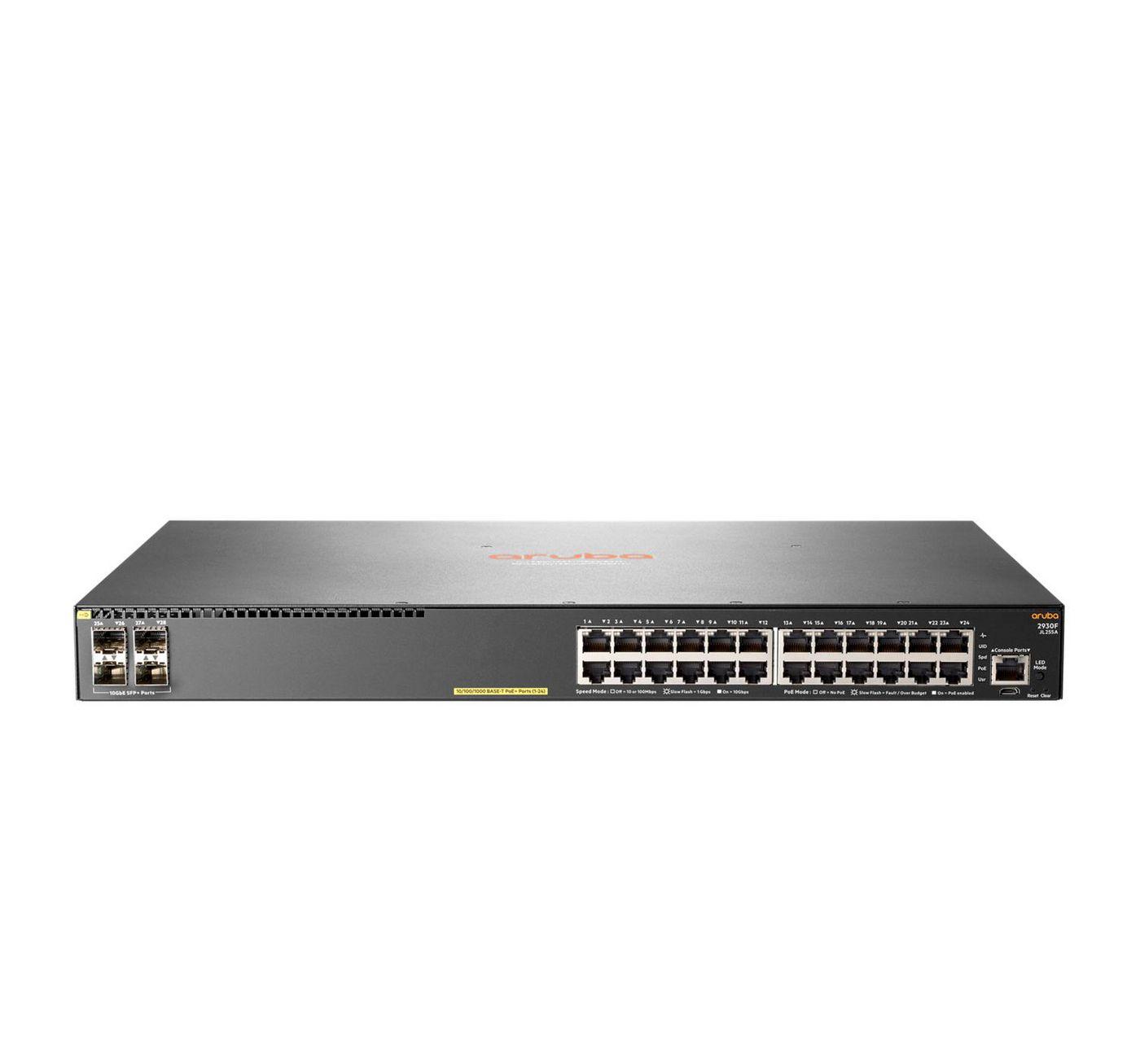 ARUBA 2930F 24G POE 4SFP