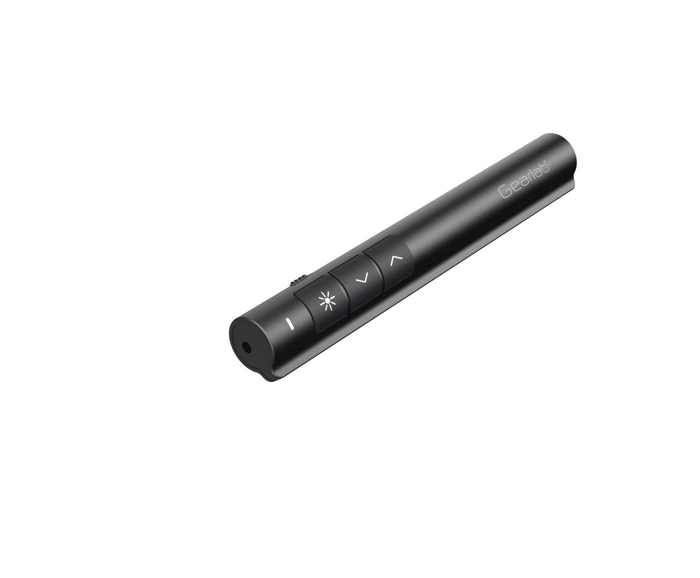 eSTUFF GLB216000 puntatore wireless Nero (Wireless Presenter Black - With Laser Pointer Black - With Laser Pointer - Warranty 2