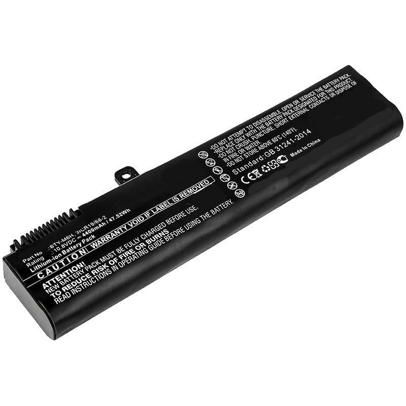CoreParts MBXAC-BA0085 ricambio per laptop Batteria (Laptop Battery for MSI - 4752Wh 6Cell Li-ion 108V - 4400mAh Black 47WH 6Ce