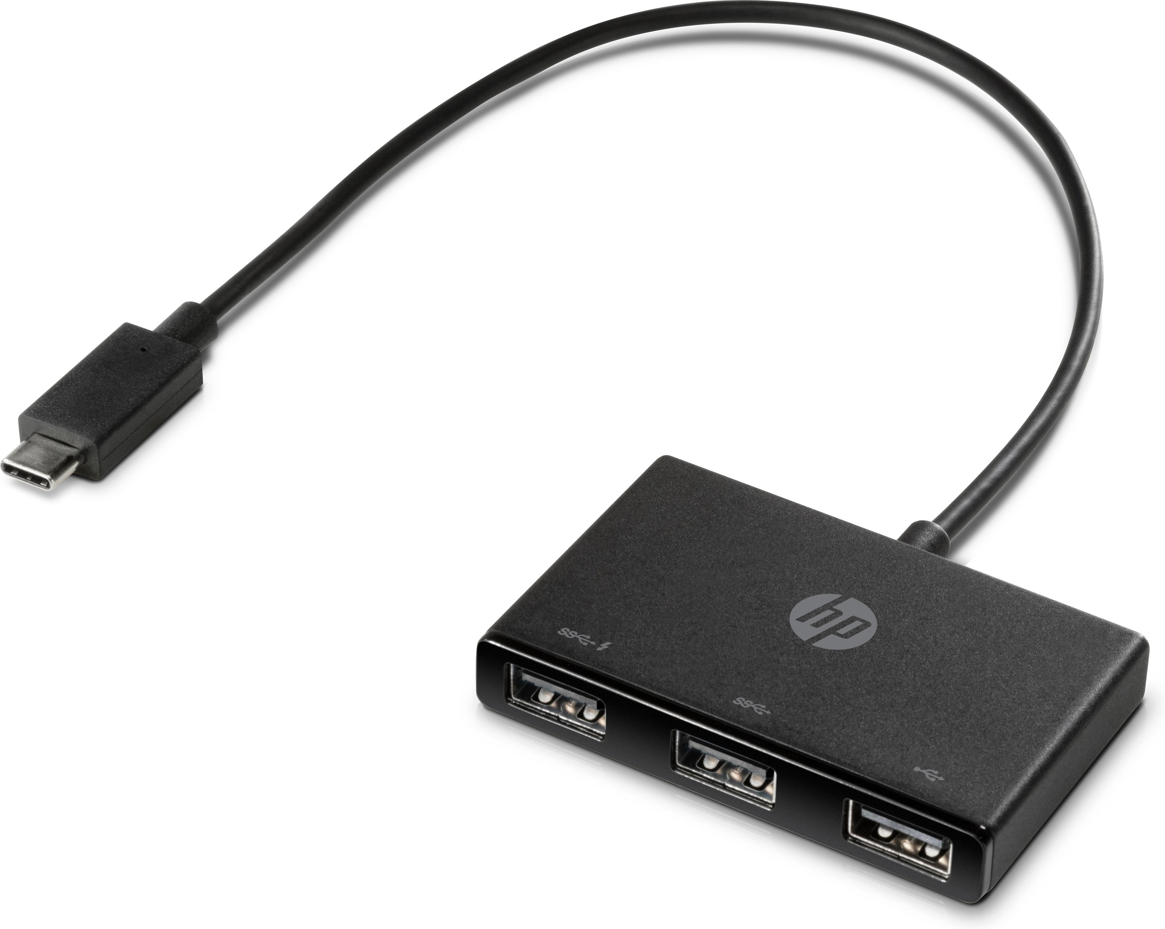 HP Hub USB-C to USB-A (USB-C to USB-A - New Retail - Warranty 12M)