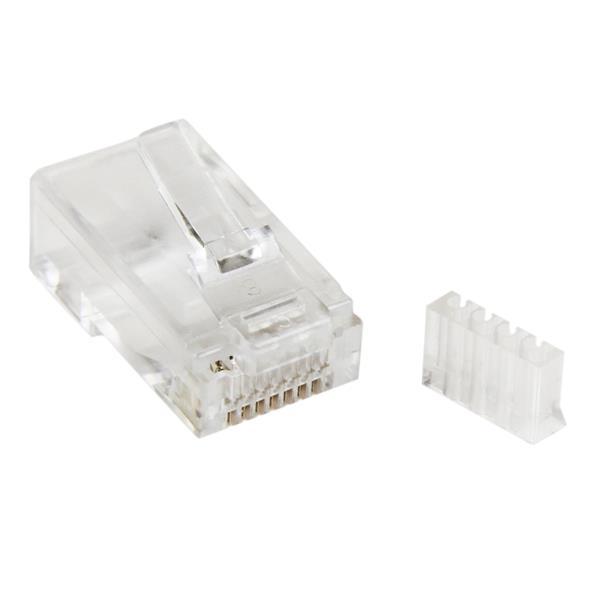 StarTech.com Connettore modulare RJ45 CAT6 per cavo solido - Confezione da 50 unità 