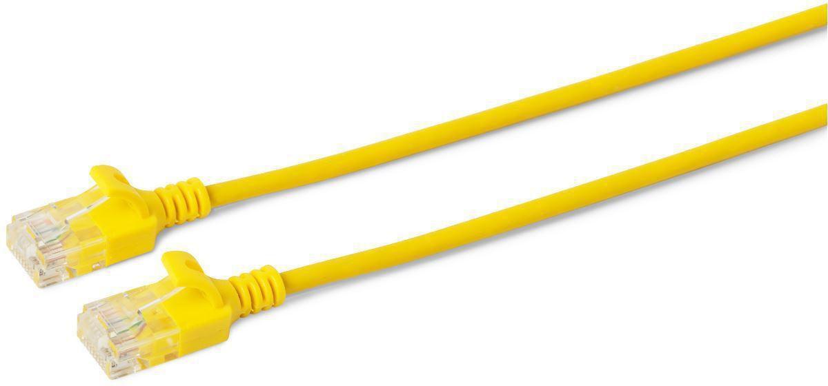 Microconnect V-UTP605Y-SLIM cavo di rete Giallo 5 m Cat6 U/UTP UTP (U/UTP CAT6 5M Yellow Slim - Unshielded Network Cable - PVC