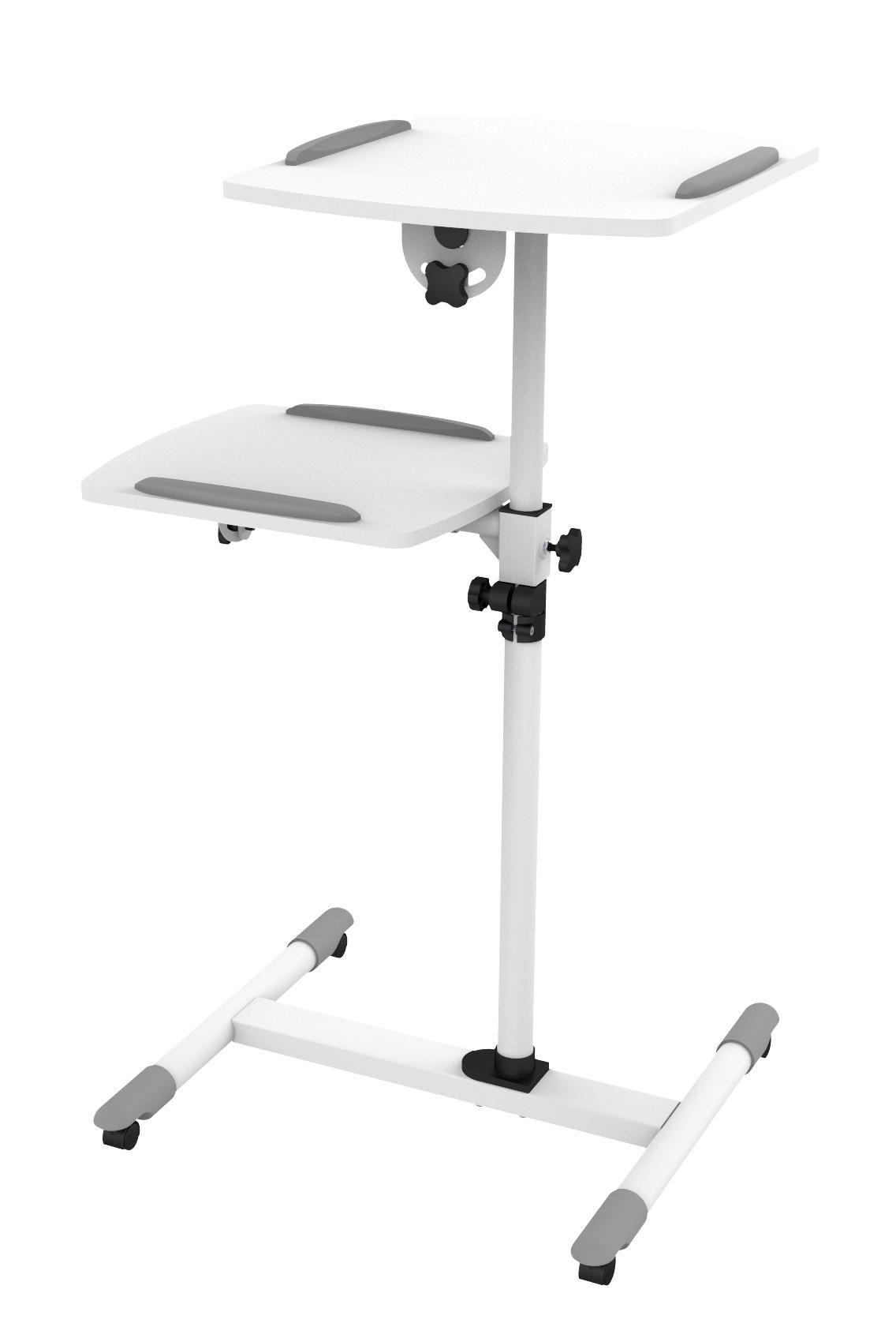 Vivolink VLPS100 supporto per proiettore Pavimento Bianco (Projector cart white - . - Warranty 36M)