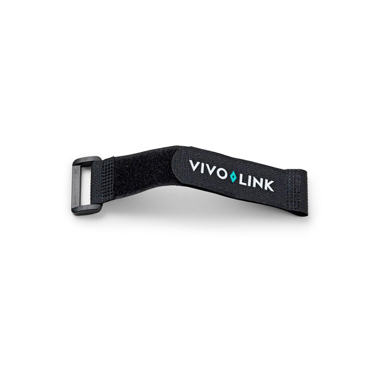Vivolink PROTIE organizer per cavi Universale Supporto per fascetta Nero 25 pz (Velcro cable tie 25 pcs. - Lenght 20cm width 25