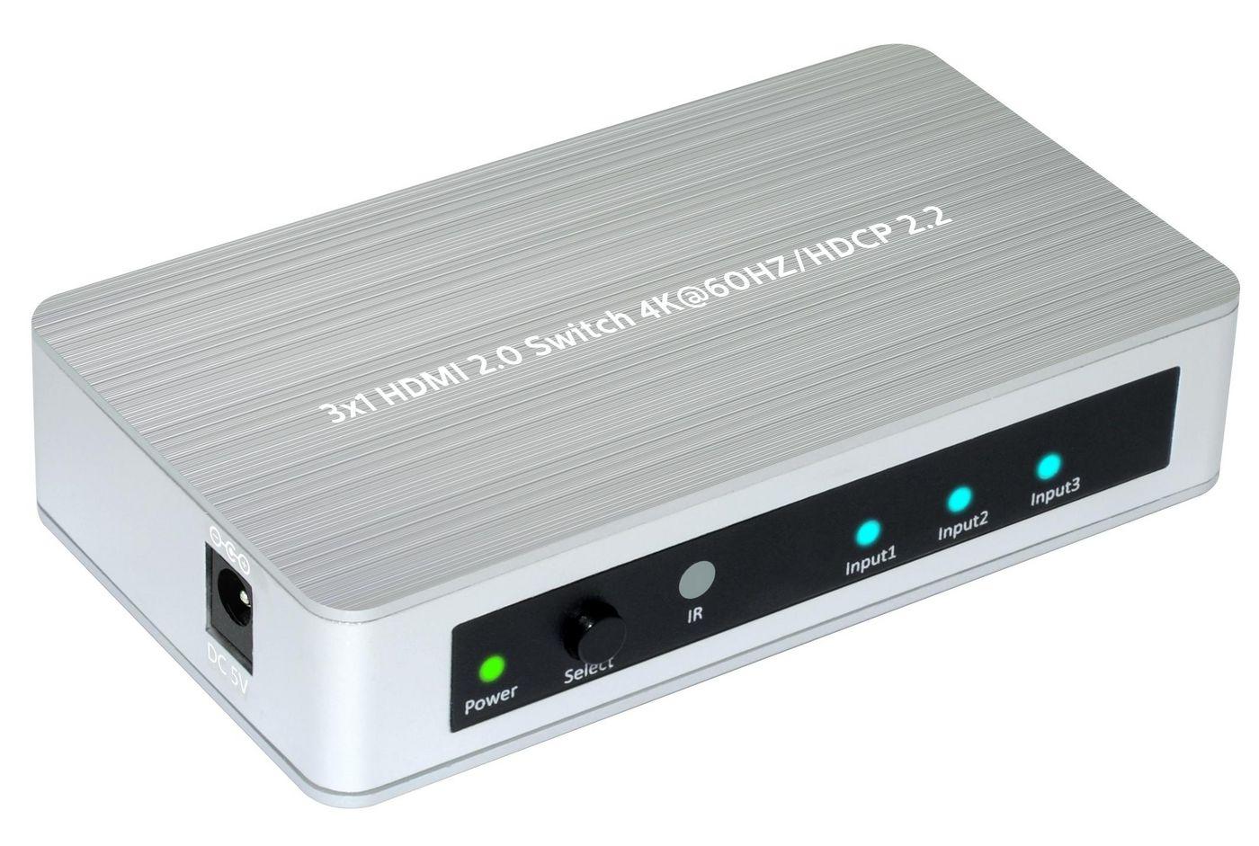 HDMI 2.0 Switch 3 to 1 way