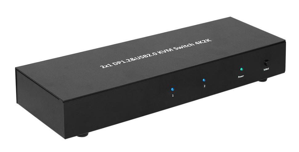Displayport e USB 2 a 1 via