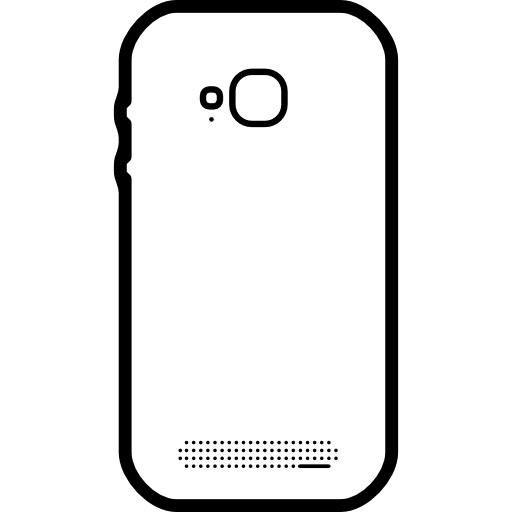 CoreParts MOBX-XMI-RDMI7-05 custodia per cellulare 163 cm 6.4 Nero (Battery Cover Back Glass - - Black for Redmi 7 Xiaomi - Red