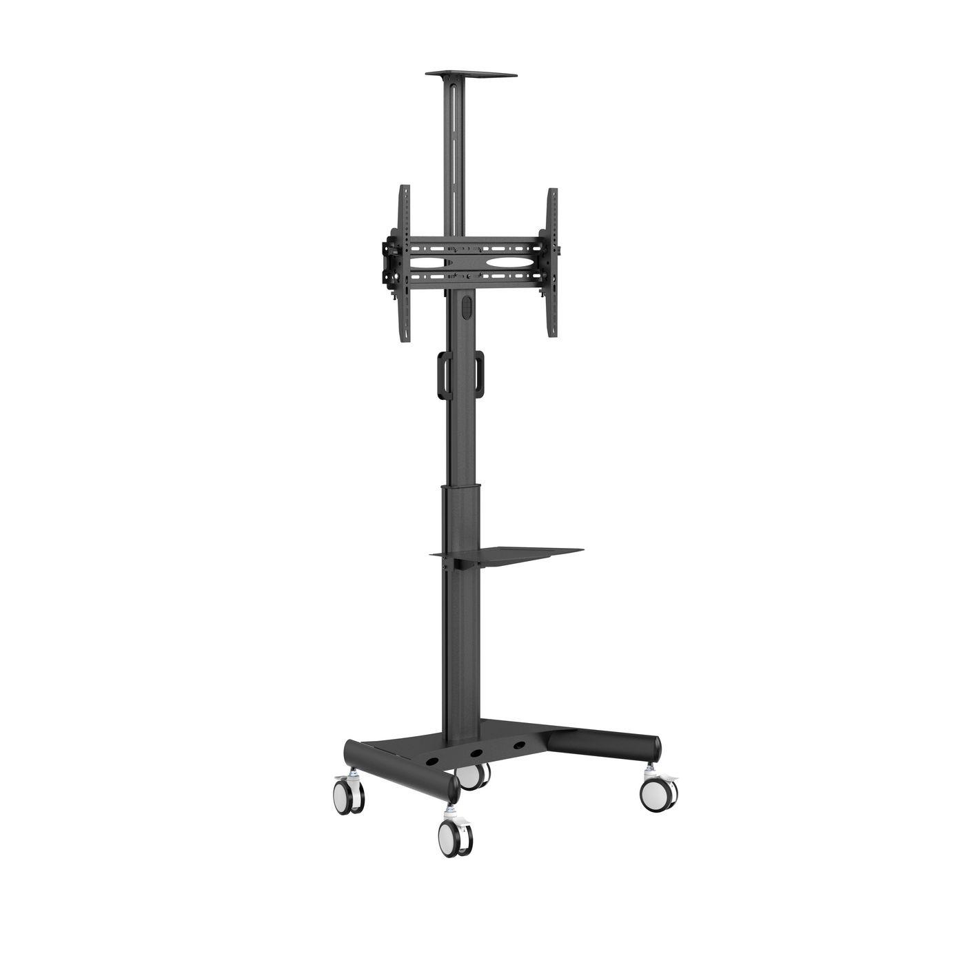 Vivolink VLFS3266C Supporto TV a parete 1651 cm 65 Nero (Mobile stand upto VESA - 600x400 w/camera shelf . - Warranty 144M)