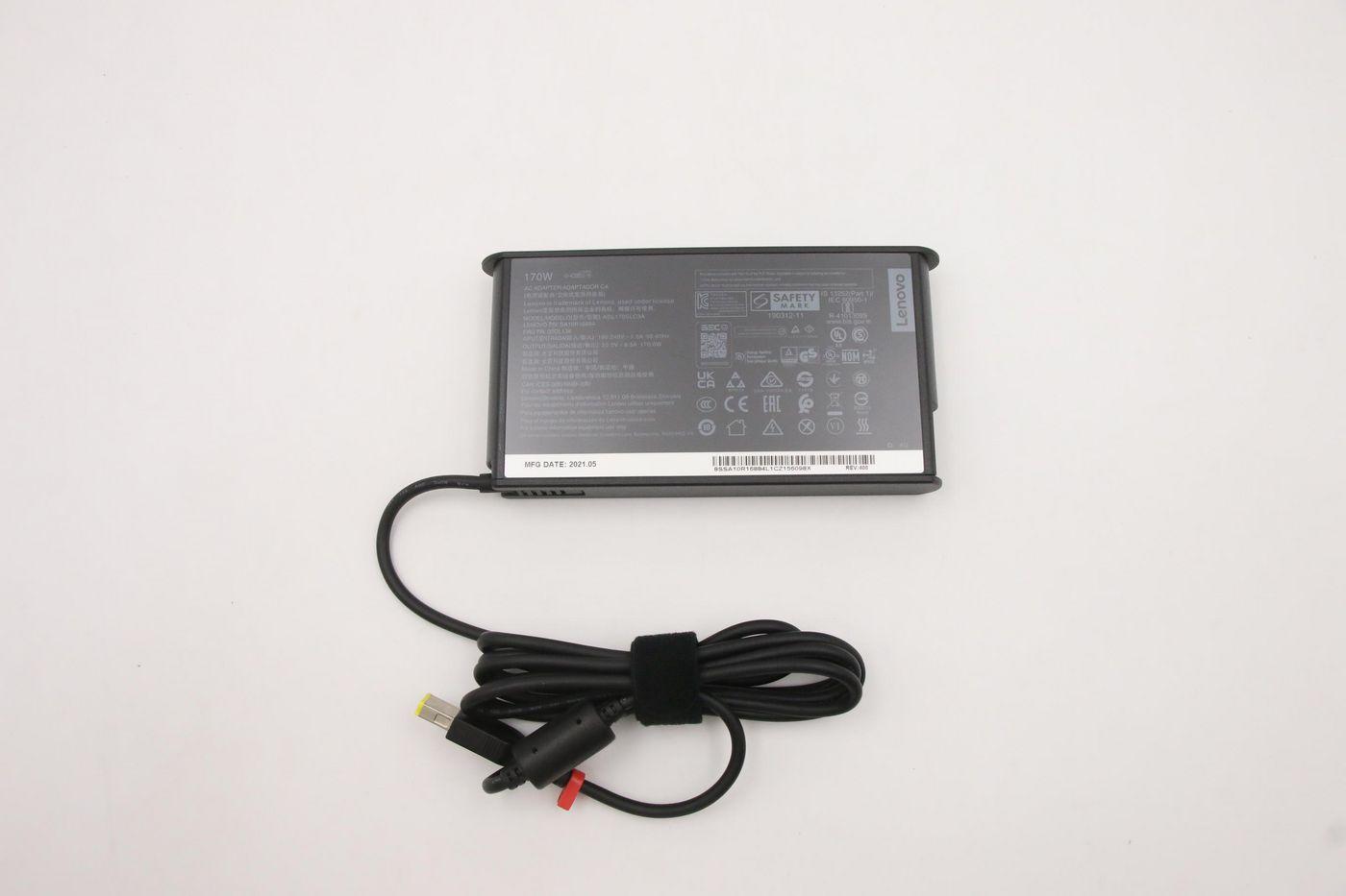 Lenovo 02DL138 adattatore e invertitore Interno Nero (170W AC adapter for Lenovo - devices - Warranty: 6M)