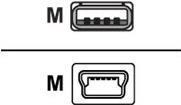 Honeywell - Cavo USB - Da USB (M) a mini-USB tipo B (M) - per Datamax-O'Neil RL4
